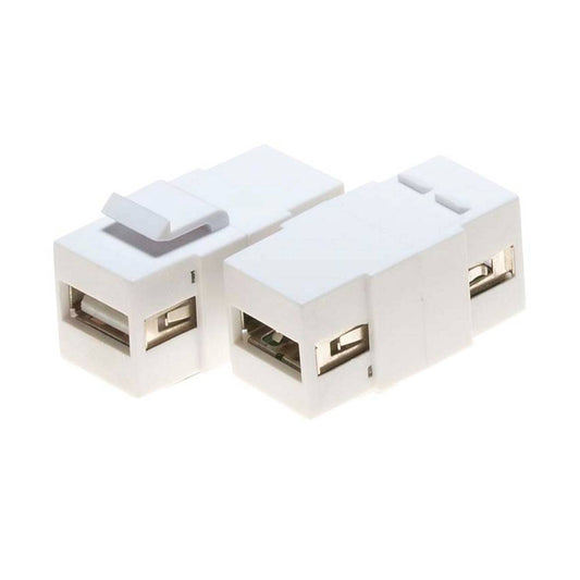 Lyndahl LKK0140WS Keystone, USB 2.0 AF/AF adapter