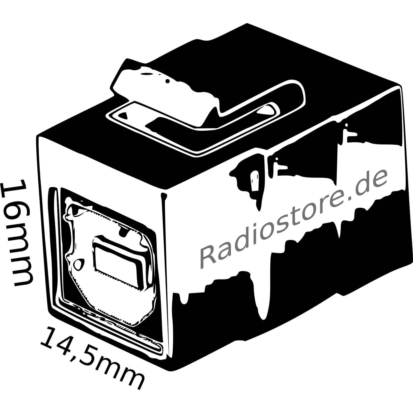 Lyndahl LKK0140SW  Keystone USB 2.0 AF/AF Schwarz