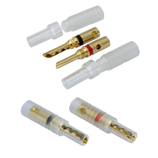 Lyndahl banana plug LKPA050 up to 4 mm², gold-plated brass