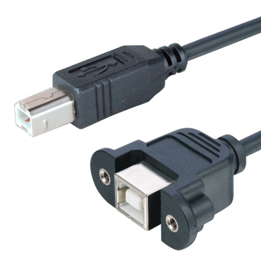 Lyndahl USB-B 2.0 Verlängerung zur Frontplattenmontage (BM/BF) verschied. Längen